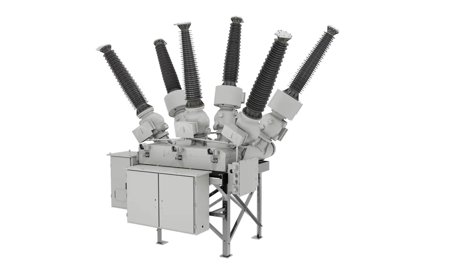 Foto de producto de la aparamenta h&iacute;brida aislada en gas ZHW58A de Sieyuan: 145 kV.