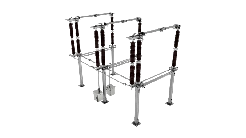 Foto de producto del seccionador horizontal de dos columnas GW23B de Sieyuan.