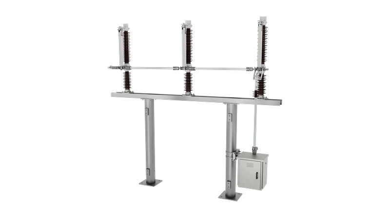 Foto de producto del seccionador de corte vertical de una columna GW8 de Sieyuan.