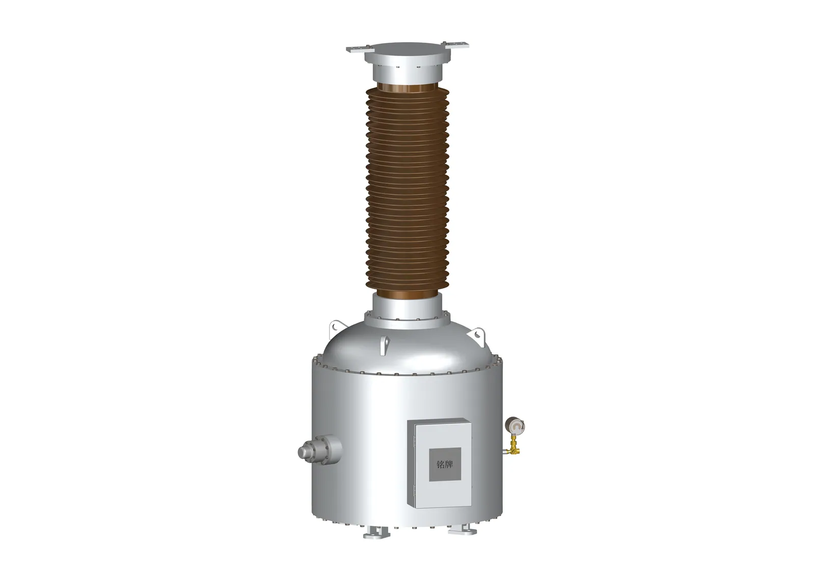 Foto de producto del transformador de tensión para servicios auxiliares de Sieyuan: aislamiento en gas SF6.