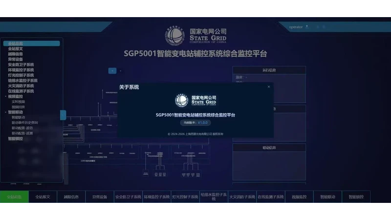 Foto de producto del sistema inteligente de operaci&oacute;n y mantenimiento para subestaciones SGP5001 de Sieyuan.