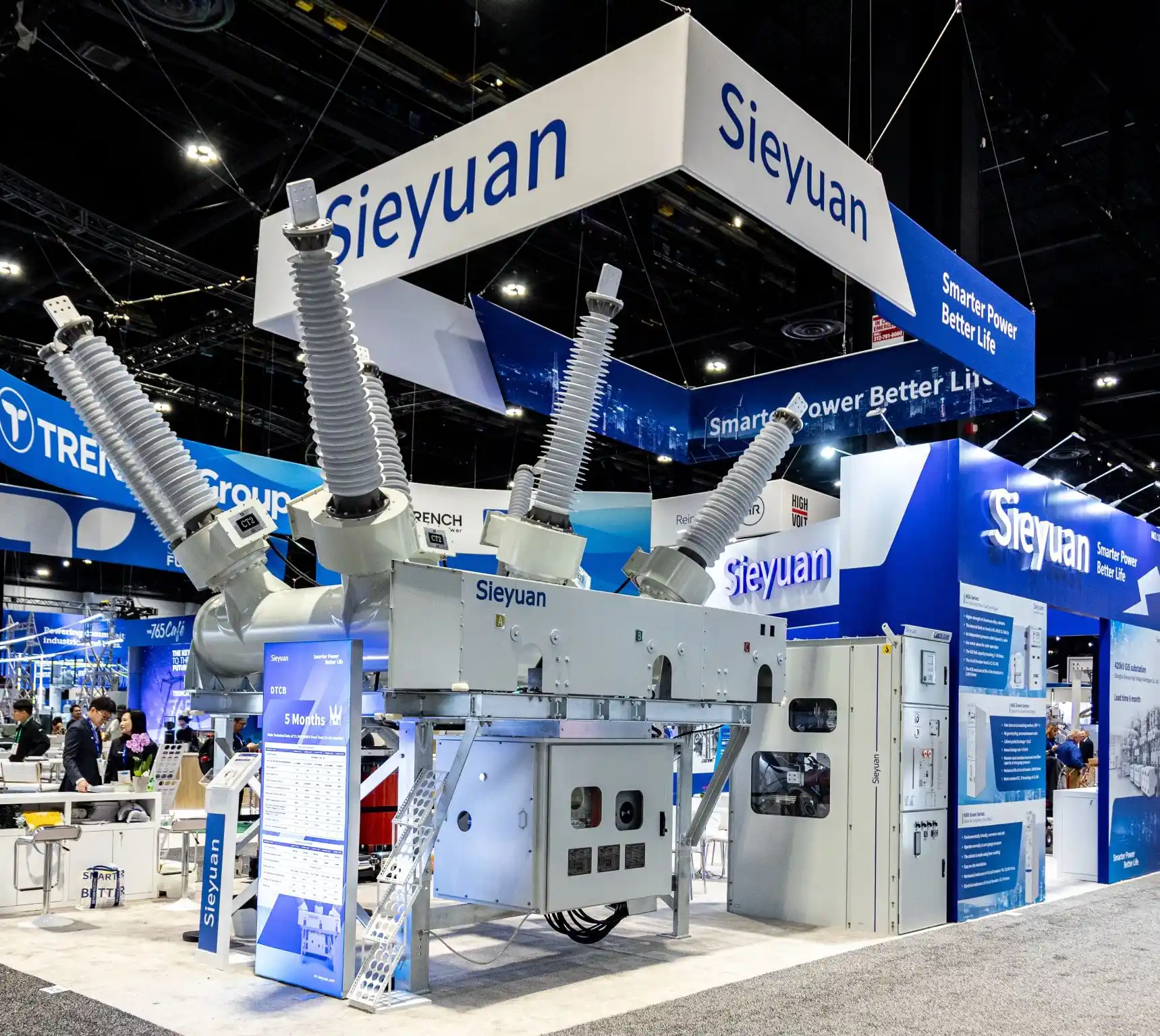Stand de Sieyuan con un interruptor automático de tanque muerto en IEEE PES T&D 2026 en Chicago