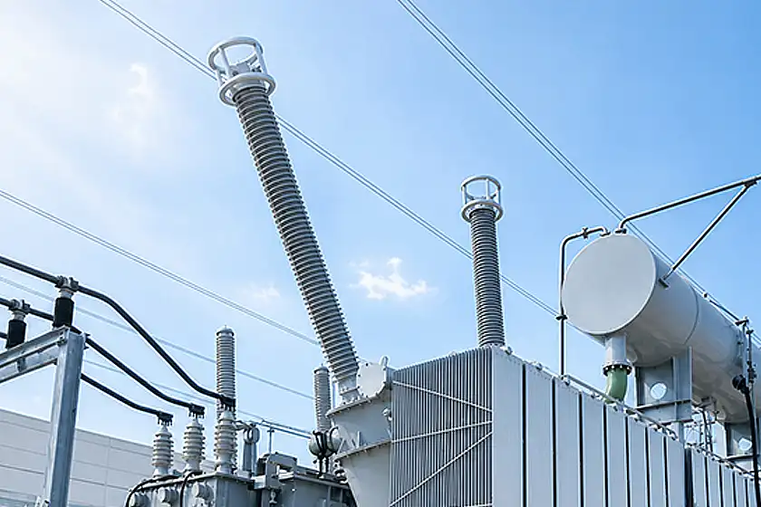 Pasatapas seco RIP de 420 kV de Sieyuan para transformador, instalado en una subestación de IPTO en Grecia