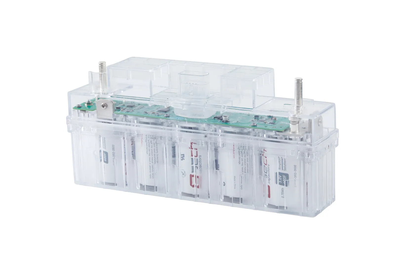Foto del producto M&oacute;dulo de supercondensadores de 12 V de Sieyuan: alimentaci&oacute;n de respaldo, 220 F.