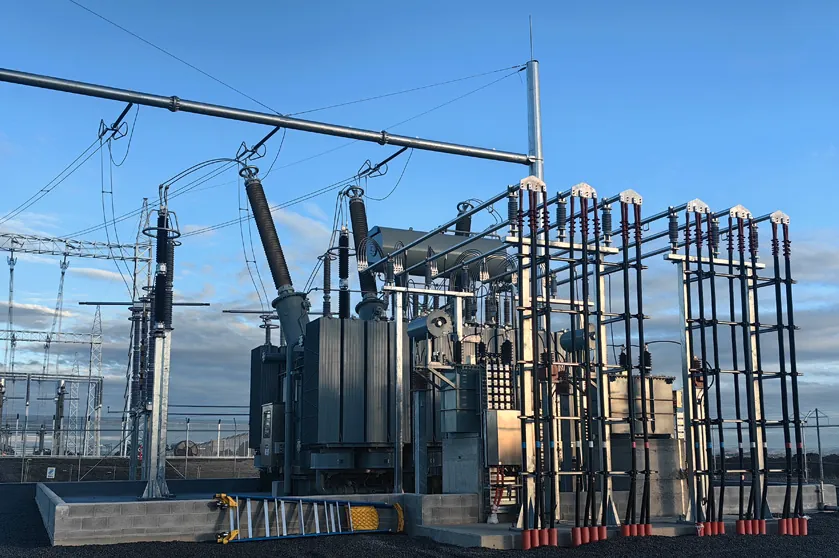 Transformador de potencia de devanado partido de 330 kV de Sieyuan Toshiba en una planta solar a gran escala en Australia