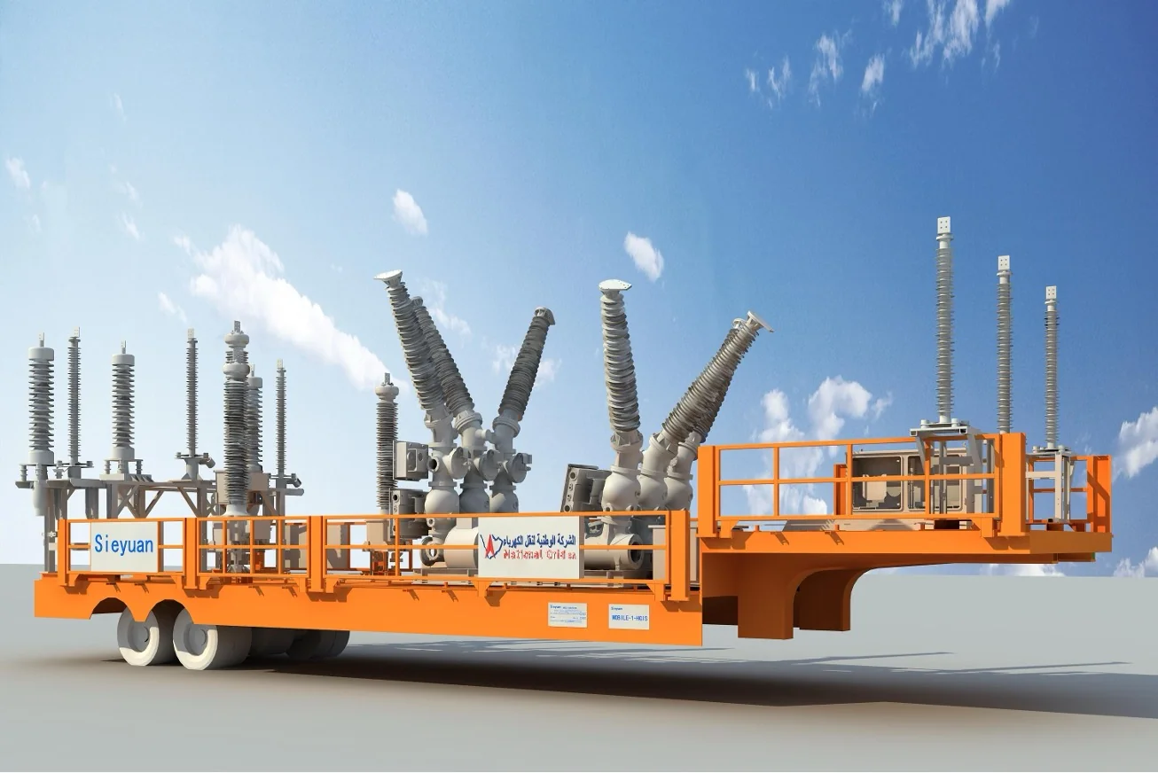 Subestación móvil de alta tensión de 132 kV de Sieyuan entregada a Saudi Electricity Company