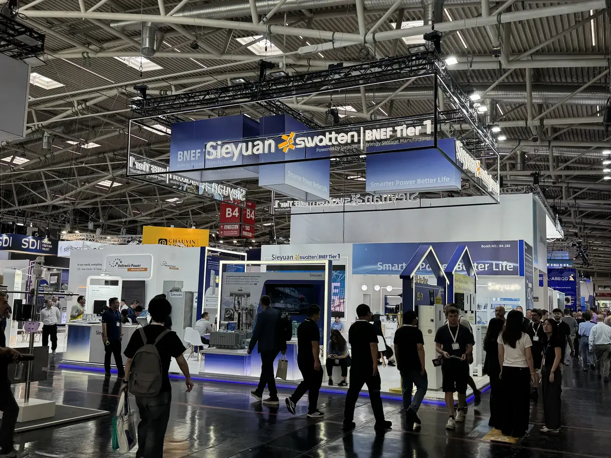 Stand de Sieyuan en Intersolar 2026